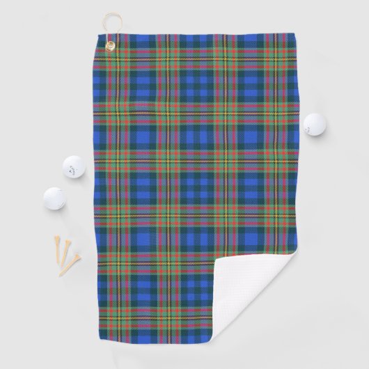 Clan MacLellan Scottish Tartan Golfhanddoek (Insitu)