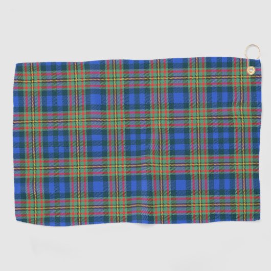 Clan MacLellan Scottish Tartan Golfhanddoek (Horizontaal)