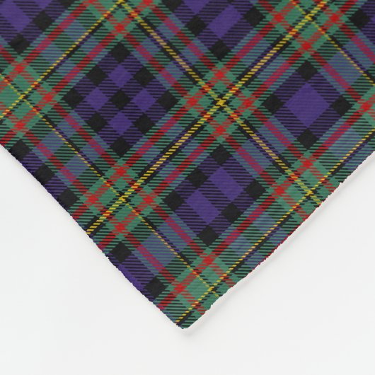 Clan MacLellan Tartan Fleece Deken (Hoek)