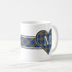 Clan MacLellan Tartan Heart Koffiemok