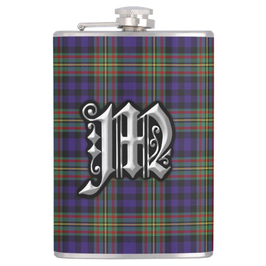 Clan MacLellan Tartan Old Scotland Flask Heupfles (Voorkant)