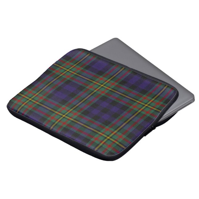 Clan MacLellan Tartan Pset Laptop Hoesje Sleeve (Voorkant top)