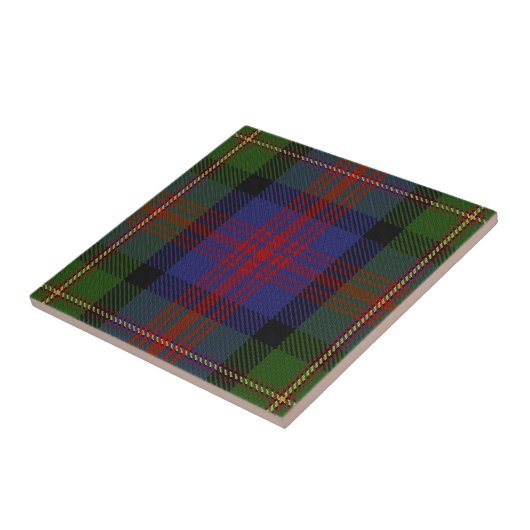 Clan MacLennan Scottish Expressions Tartan Tegeltje (Zijkant)