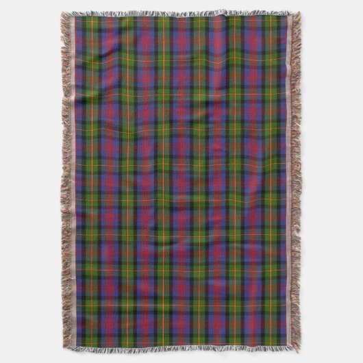 Clan MacLennan Tartan Deken (Voorkant Verticaal)
