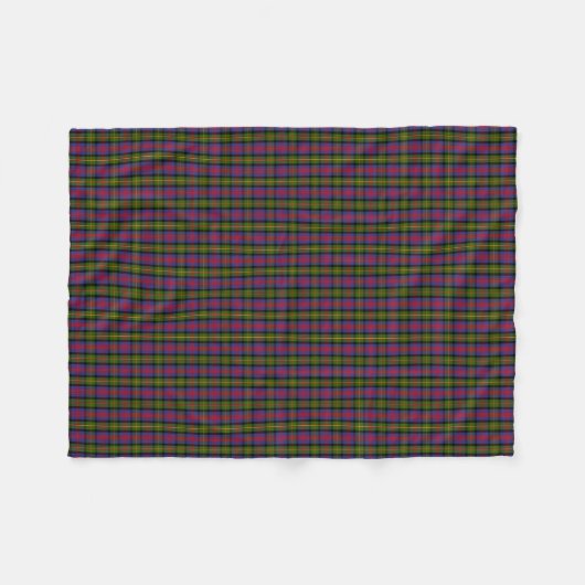 Clan MacLennan Tartan Fleece Deken (Voorkant (Horizontaal))