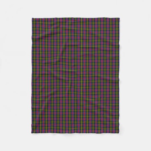 Clan MacLennan Tartan Fleece Deken (Voorkant)