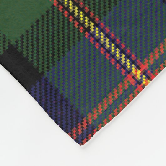 Clan MacLennan Tartan Plaid Fleece Deken (Hoek)