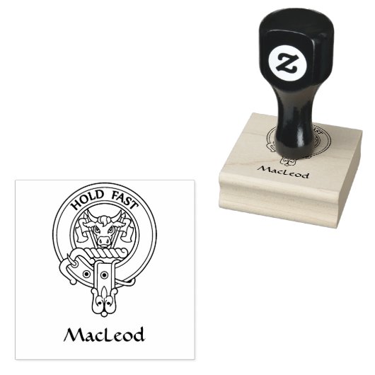 Clan MacLeod [bewerken] Crest Rubberstempel (Gestempeld)
