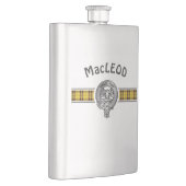 Clan MacLeod (bewerken) Crest & Tartan Flacon (Rechts)