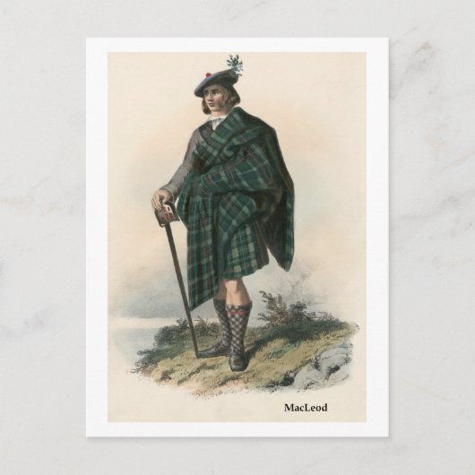 Clan MacLeod Briefkaart (Voorkant)