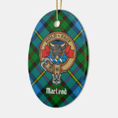 Clan MacLeod Crest Ceramic Ornament (Links)