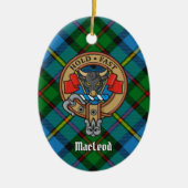 Clan MacLeod Crest Ceramic Ornament (Voorkant)