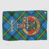 Clan MacLeod Crest Golfhanddoek (Horizontaal)