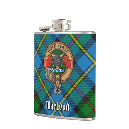 Clan MacLeod Crest Heupfles (Links)