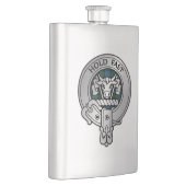 Clan MacLeod Crest & Hunting Tartan Flacon (Rechts)