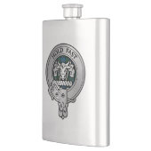 Clan MacLeod Crest & Hunting Tartan Flacon (Links)