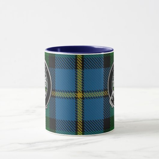 Clan MacLeod Crest & Hunting Tartan Mok (Midden)