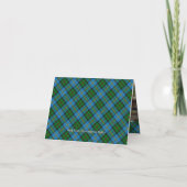 Clan MacLeod Crest over jacht-tartan (Achterkant)