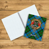 Clan MacLeod Crest over jagen op Tartan Notitieboek