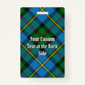 Clan MacLeod Crest over Tartan Badge (Achterkant)