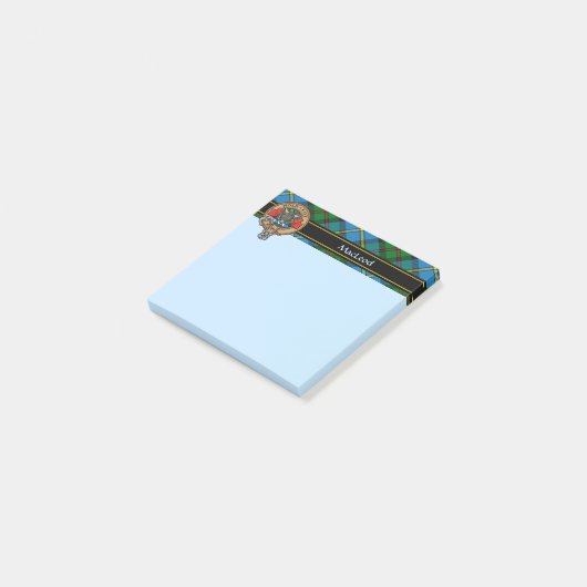Clan MacLeod Crest Post-it® Notes (Schuin)