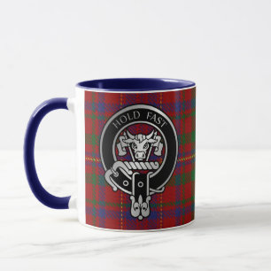 Clan MacLeod Crest & Red Tartan Mok
