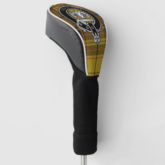 Clan MacLeod Crest & Snuffbox Tartan Golf Head Cov Golfheadcover (Schuin)