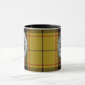Clan MacLeod Crest & Snuffbox Tartan Mok (Midden)