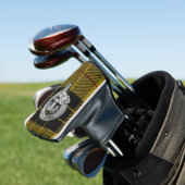 Clan MacLeod Crest & Tartan Golfheadcover (Insitu)