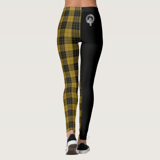 Clan MacLeod Crest & Tartan Leggings (Achterkant)