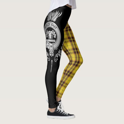 Clan MacLeod Crest & Tartan Leggings (Rechts)