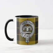 Clan MacLeod Crest & Tartan Mok (Links)