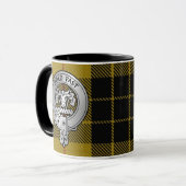 Clan MacLeod Crest & Tartan Mok (Voorkant links)