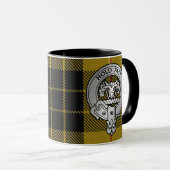 Clan MacLeod Crest & Tartan Mok (Voorkant rechts)