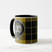 Clan MacLeod Crest & Tartan Mok (Voorkant links)