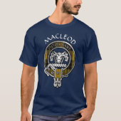 Clan MacLeod Crest & Tartan T-Shirt (Voorkant)