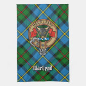 Clan MacLeod Crest Theedoek (Verticaal)