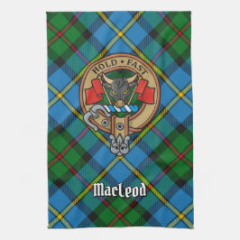 Clan MacLeod Crest Theedoek