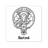 Clan MacLeod Crest Zelfinktende Stempel (Design)