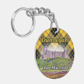 Clan MacLeod Dunvegan Castle Lewis Tartan Sleutelhanger (Voorkant Links)