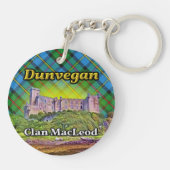 Clan MacLeod Dunvegan Castle Sleutelhanger (Achterkant)
