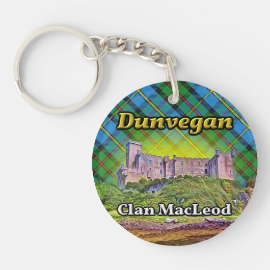 Clan MacLeod Dunvegan Castle Sleutelhanger (Voorkant)