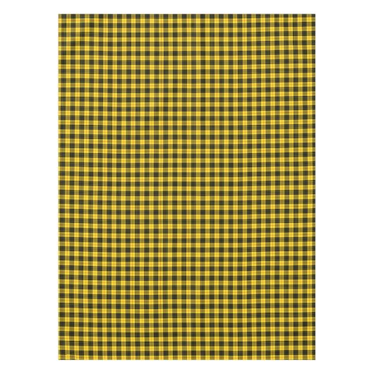 Clan MacLeod Geel en Zwart Schots Tartan Tafelkleed (Voorkant)
