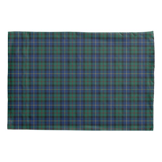 Clan MacLeod Groen en Blauw Schots Plaid Kussensloop (Achterkant)