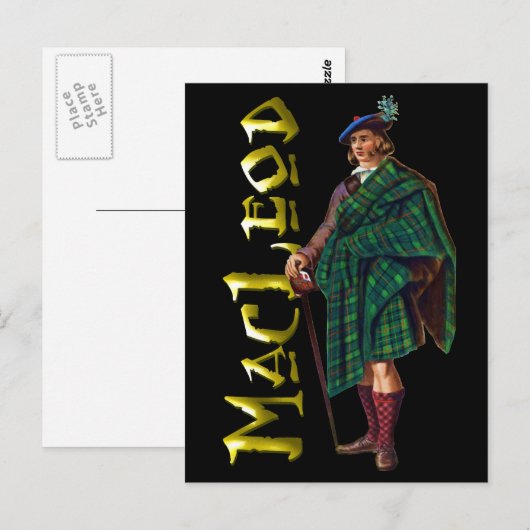 Clan MacLeod Highland Dream Briefkaart (Voorkant / Achterkant)