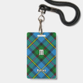 Clan MacLeod Hunting Tartan Badge (Voorkant met koord)