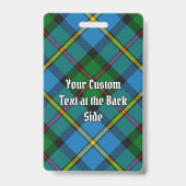 Clan MacLeod Hunting Tartan Badge (Achterkant)