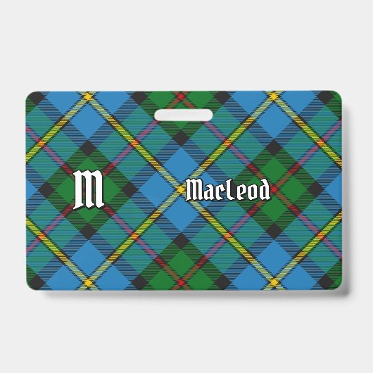 Clan MacLeod Hunting Tartan Badge (Voorzijde)