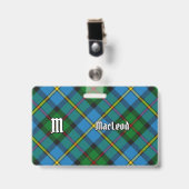 Clan MacLeod Hunting Tartan Badge (Voorzijde met clip)