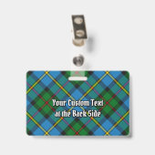 Clan MacLeod Hunting Tartan Badge (Achterkant met clip)
